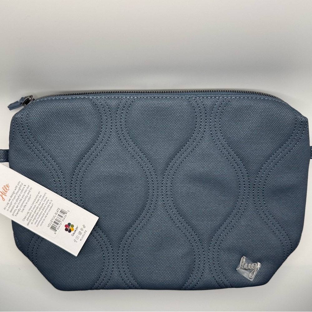 Lug Volley Matte Luxe VL Cosmetic Bag - Slate Blue